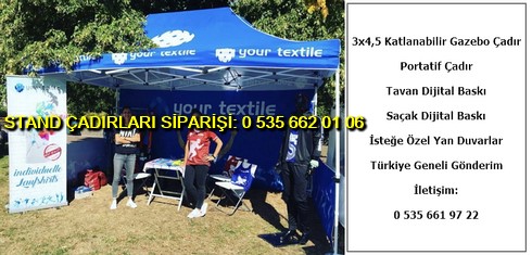 Baskılı Gazebo Stand Reklam Çadır