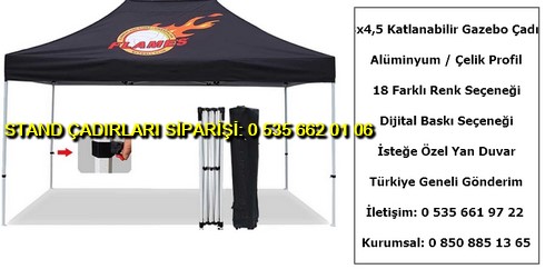 Baskılı Gazebo Katlanır Reklam Çadırı