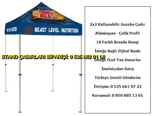 2x2 Katlanabilir Gazebo Çadır Tente