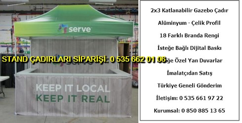 2x3 Baskılı Reklam Çadırı Katlanır Tente