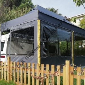 CLK 3x6 Alüminyum Gazebo Katlanır Kamp Karavan Çadırı İmalatı Satışı 4