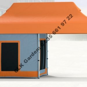CLK 3x6 Alüminyum Verandalı Gazebo Katlanır Kamp Karavan Çadırı İmalatı Satışı 3